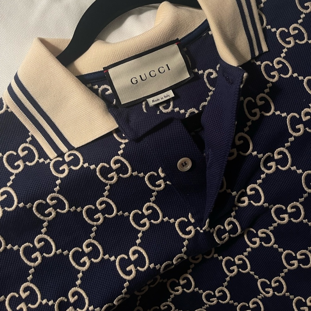 Gucci stretch cotton polo